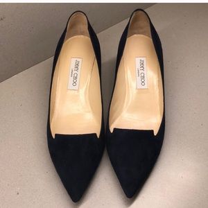 Jimmy Choo Allure Pump Navy Suede